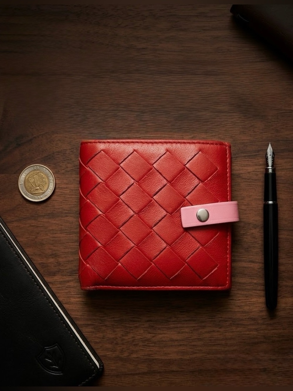 Bottega Veneta Intrecciato Bi-Fold Wallet